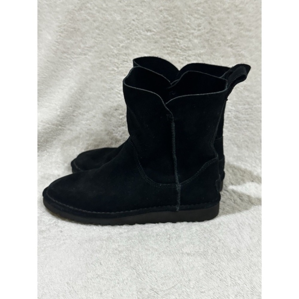 Ugg Black leather suede Boots - Josephine size 9 - Picture 4 of 5
